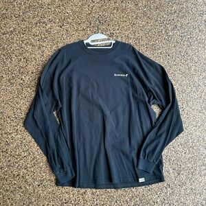 Simms Charcoal Long Sleeve Men's Tee